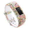 G.r39.k Main Owls & Flowers StrapsCo Silicone Rubber Replacement Watch Band Strap For Garmin Vivofit JR