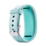 G.r39.q Back Turquoise Swirls StrapsCo Silicone Rubber Replacement Watch Band Strap For Garmin Vivofit JR