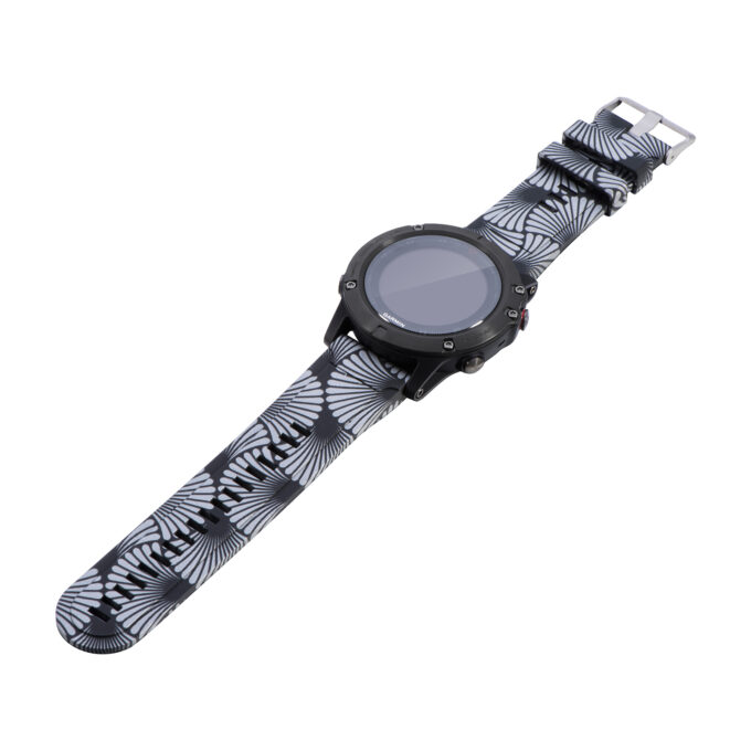 G.r41.e Main Hypno Black StrapsCo QuickFit 26 Silicone Rubber Replacement Watch Band Strap For Garmin Fenix 5X 3 3 HR