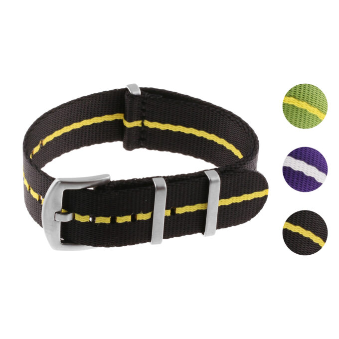 Nt4.nl B Gallery StrapsCo Premium Woven Nylon Seatbelt NATO Watch Band Strap 18mm 20mm 22mm 24mm