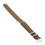 Nt4.nl.11.17 Angle Dark Green & Khaki StrapsCo Premium Woven Nylon Seatbelt NATO Watch Band Strap 18mm 20mm 22mm 24mm