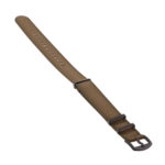 Nt4.nl.11.17.mb Angle Dark Green & Khaki StrapsCo Premium Woven Nylon Seatbelt NATO Watch Band Strap With Black Buckle 18mm 20mm 22mm 24mm