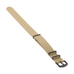 Nt4.nl.2a.mb Angle Light Brown StrapsCo Premium Woven Nylon Seatbelt NATO Watch Band Strap With Black Buckle 18mm 20mm 22mm 24mm