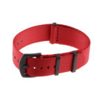 Nt4.nl.6.mb Main Red StrapsCo Premium Woven Nylon Seatbelt NATO Watch Band Strap With Black Buckle 18mm 20mm 22mm 24mm
