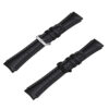 Su.l1 All Colour StrapsCo Black Genuine Leather Rubber Watch Band Strap Compatible With Suunto X Lander