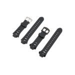 Su.r16 All Colour StrapsCo Black Silicone Rubber Watch Band Strap Compatible With Suunto Observer SR & X6HRM