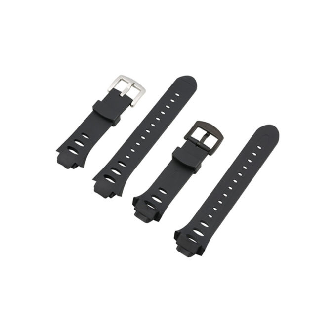 Su.r16 All Colour StrapsCo Black Silicone Rubber Watch Band Strap Compatible With Suunto Observer SR & X6HRM