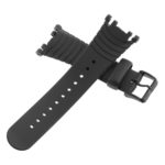 Su.r18 Alt StrapsCo Black Silicone Rubber Watch Band Strap Compatible With Suunto Vector, Vector HR, Advizor, Altimax & Regatta