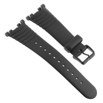 Su.r18 Main StrapsCo Black Silicone Rubber Watch Band Strap Compatible With Suunto Vector, Vector HR, Advizor, Altimax & Regatta