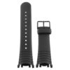 Su.r18 Up StrapsCo Black Silicone Rubber Watch Band Strap Compatible With Suunto Vector, Vector HR, Advizor, Altimax & Regatta