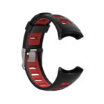 Su.r19 Alt Black & Red StrapsCo Silicone Rubber Watch Band Strap Compatible With Suunto Quest & M Series (M1, M2, M3, M4)