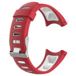 Su.r19 Back Red & White StrapsCo Silicone Rubber Watch Band Strap Compatible With Suunto Quest & M Series (M1, M2, M3, M4)