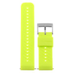 Su.r23 Main Green (Silver Buckle) StrapsCo Silicone Rubber Watch Band Strap Compatible With Suunto Spartan Sport Wrist HR Baro