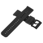 Su.r23.mb Alt Black (Black Buckle) StrapsCo Silicone Rubber Watch Band Strap Compatible With Suunto Spartan Sport Wrist HR Baro