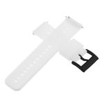 Su.r23.mb Alt White (Black Buckle) StrapsCo Silicone Rubber Watch Band Strap Compatible With Suunto Spartan Sport Wrist HR Baro