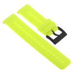 Su.r23.mb Angle Green (Black Buckle) StrapsCo Silicone Rubber Watch Band Strap Compatible With Suunto Spartan Sport Wrist HR Baro