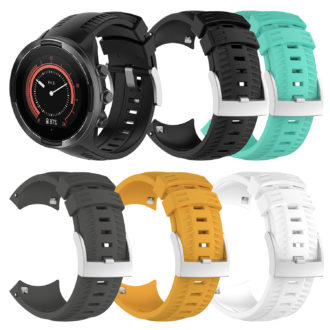 Su.r24 All Colour StrapsCo Silicone Rubber Watch Band Strap Compatible With Suunto 9