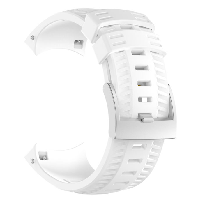 Su.r24 Back White StrapsCo Silicone Rubber Watch Band Strap Compatible With Suunto 9
