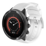 Su.r24 Main White StrapsCo Silicone Rubber Watch Band Strap Compatible With Suunto 9