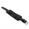 DASSARI Leather Cuff Strap In Black P616.1