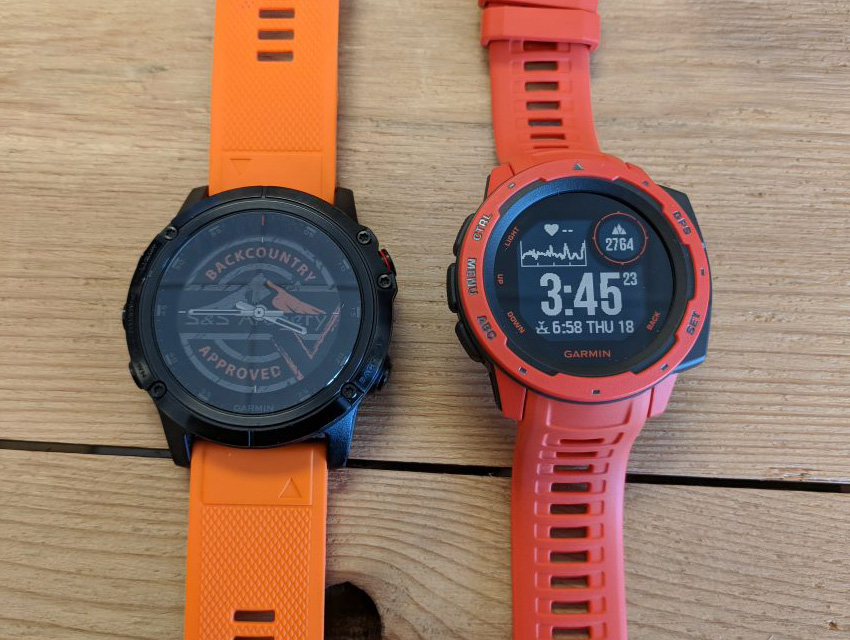 Garmin fenix 5 cheap vs garmin instinct