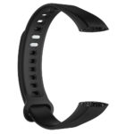 H.r4.1 Alt Black StrapsCo Silicone Rubber Watch Band Strap Compatible With Huawei Honor Band 3
