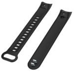 H.r4.1 Angle Black StrapsCo Silicone Rubber Watch Band Strap Compatible With Huawei Honor Band 3