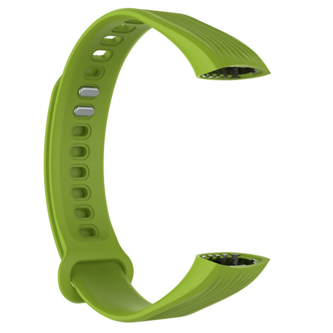 H.r4.11 Alt Green StrapsCo Silicone Rubber Watch Band Strap Compatible With Huawei Honor Band 3