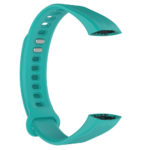 H.r4.11a Alt Turquoise StrapsCo Silicone Rubber Watch Band Strap Compatible With Huawei Honor Band 3