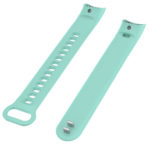 H.r4.11b Angle Mint Green StrapsCo Silicone Rubber Watch Band Strap Compatible With Huawei Honor Band 3