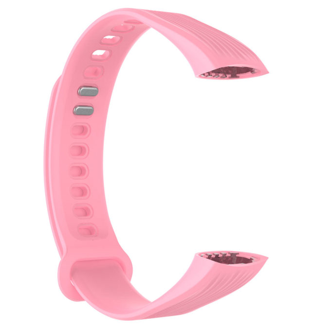 H.r4.13 Alt Pink StrapsCo Silicone Rubber Watch Band Strap Compatible With Huawei Honor Band 3