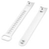 H.r4.22 Angle White StrapsCo Silicone Rubber Watch Band Strap Compatible With Huawei Honor Band 3