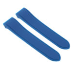 R.cart1.5 Angle Blue Strapsco Silicone Rubber Watch Band For Cartier Roadster