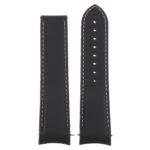 R.om4.1.7 Up Black & Grey Strapsco Silicone Rubber Watch Band For Omega Seamaster Planet Ocean