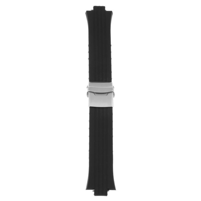 R.ors1.1 Up Black Strapsco Silicone Rubber Watch Band For ORIS TT1