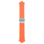 R.ors1.12 Up Orange Strapsco Silicone Rubber Watch Band For ORIS TT1