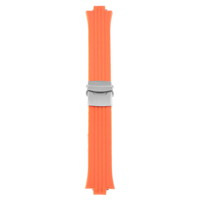R.ors1.12 Up Orange Strapsco Silicone Rubber Watch Band For ORIS TT1