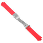 R.ors1.6 Alt Red Strapsco Silicone Rubber Watch Band For ORIS TT1