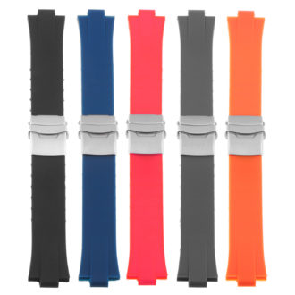 R.ors2 All Colors Strapsco Silicone Rubber Watch Band For ORIS Aquis
