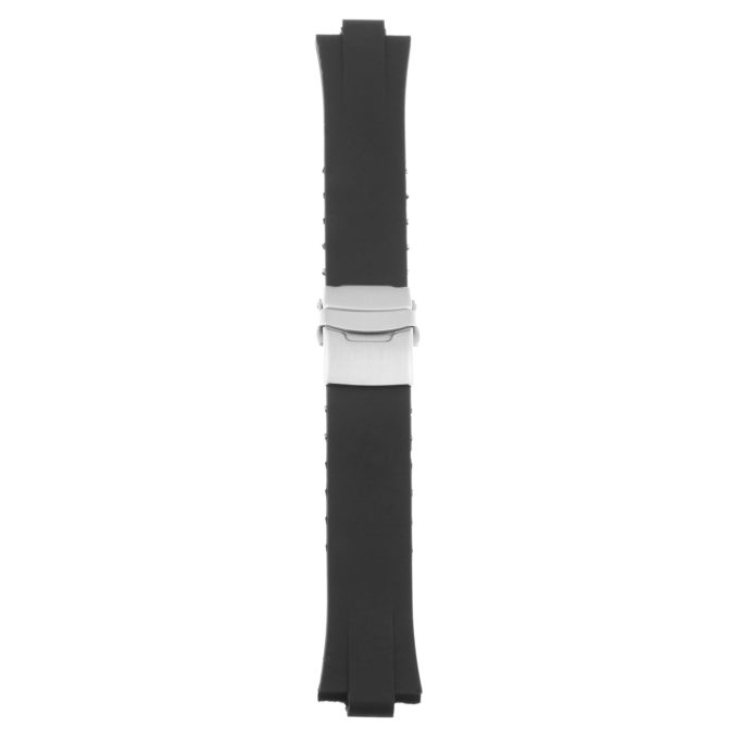 R.ors2.1 Up Black Strapsco Silicone Rubber Watch Band For ORIS Aquis