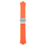 R.ors2.12 Up Orange Strapsco Silicone Rubber Watch Band For ORIS Aquis