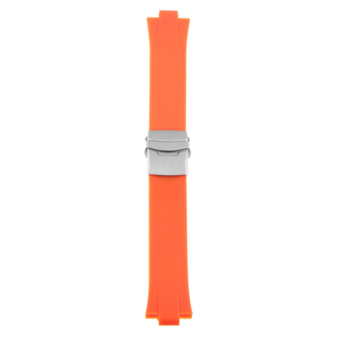 R.ors2.12 Up Orange Strapsco Silicone Rubber Watch Band For ORIS Aquis