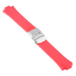 R.ors2.6 Angle Red Strapsco Silicone Rubber Watch Band For ORIS Aquis