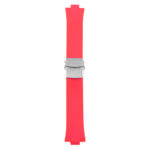 R.ors2.6 Up Red Strapsco Silicone Rubber Watch Band For ORIS Aquis