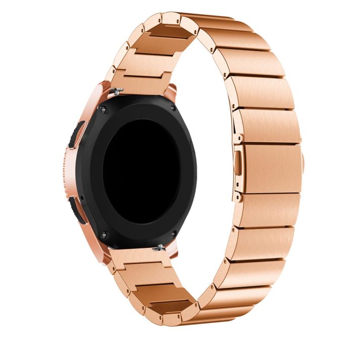 S.m7.rg.20 Back Rose Gold StrapsCo Stainless Steel Watch Band Strap Compatible With Samsung Galaxy Watch, Galaxy Watch Active, Gear S3 & Gear Live