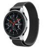 S.m9.mb.22 Main Black StrapsCo Milanese Mesh Watch Band Strap Compatible With Samsung Galaxy Watch, Galaxy Watch Active & Gear