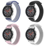 S.ny3 All Colors StrapsCo Woven Nylon Watch Band Strap Compatible With Samsung Galaxy Watch (46mm), Gear S3 Classic, Gear S3 Frontier & Gear Live