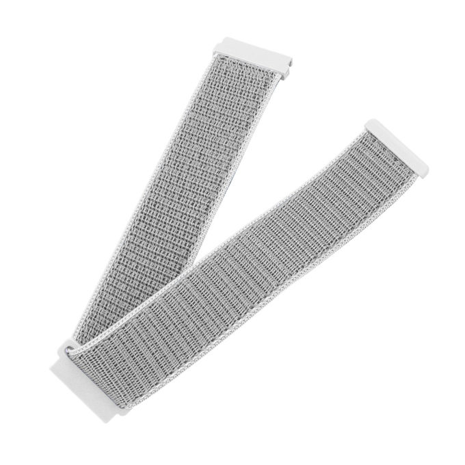 S.ny3.22 Angle White StrapsCo Woven Nylon Watch Band Strap Compatible With Samsung Galaxy Watch (46mm), Gear S3 Classic, Gear S3 Frontier & Gear Live