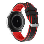S.r8.1.6 Back Black & Red StrapsCo Silicone Rubber Watch Strap With Quick Release Compatible With Samsung Galaxy Watch Gear S3 Classic Frontier Gear Live