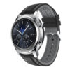 S.r8.1.7 Main Black & Grey StrapsCo Silicone Rubber Watch Strap With Quick Release Compatible With Samsung Galaxy Watch Gear S3 Classic Frontier Gear Live